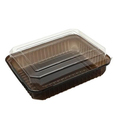 China Disposable Have Longtime Reputation Transparent Disposable Tray Food Packaging Box for sale
