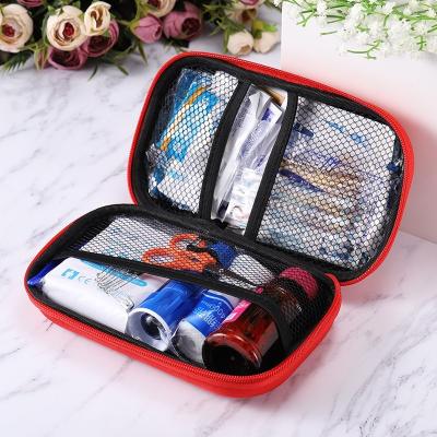 China Dual Zipper Pullers OEM Good Quality Medicine Storage Bag Charger Organizer First Aid Kit Eva Case With Handle for sale