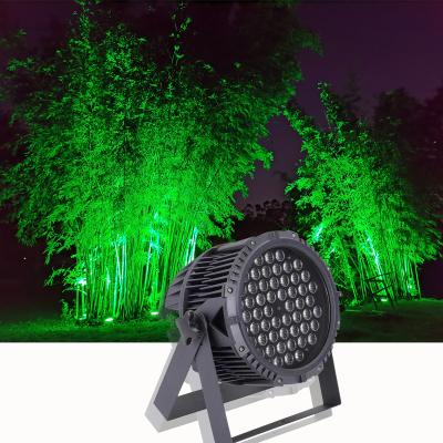 China Easy Installation 54*3W high power waterproof finale aluminum stage equipment lighting for bar wedding performance venues LED laser lights for sale