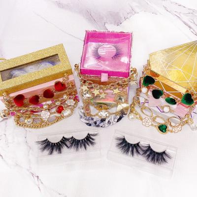 China Wholesale Luxury Fake Mink Lashes 3D 5D Mink Lashes Wholesale Luxury Natural Feeling Eyelash Packaging Boxes Private Label Eyelash Packaging Customized for sale