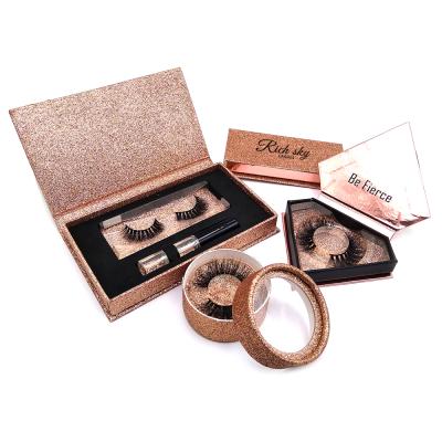 China Long Natural Clean Top Quality Private Label Eyelashes And Custom Lashes Box Packaging for sale
