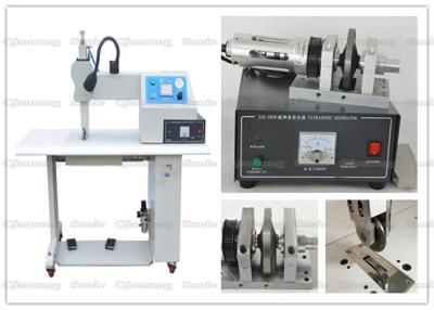 China 35Khz het ultrasone Textiel Verzegelen en Snijmachine met Roterend Titaniumwiel Te koop