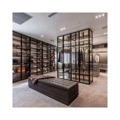 Chine Meilleur vendeur pliable de luxe de conception personnalisable garde-robe de chambre avec mur de style moderne à vendre