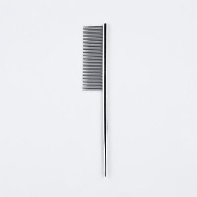 China (m) PR80020 Stainless Steel Viable Needle Lice Comb with Magnifier Tail Pet Brush Comb for Pets for sale