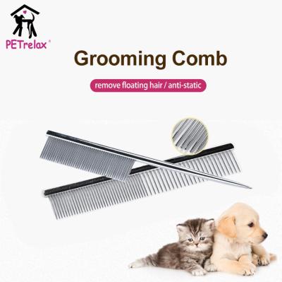 China Viable New Cat Maker Comb Wooden Pet Care Products Grooming Brush Hand Tool Dog Products Metal Durable Thrim Comb for sale