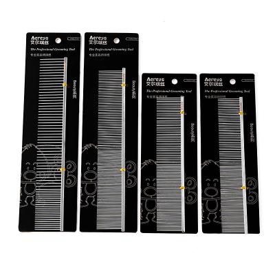 China Manufacturer Copper Hair Removal Brush Stainless Steel Viable Pet Lice Comb Dog Cleaning Needle Comb for sale