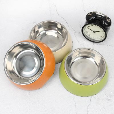China Colorful Stainless Steel 2 Auto Maker Design New Double In 1 Plastic Pet Dog And Cat Food Dog Bowls And Feeders for sale
