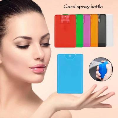 China Plastic Card Sprayer Credit Card Sprayer Pocket Card Sprayer Perfume Spray Bottle Atomizer Sprayer for sale