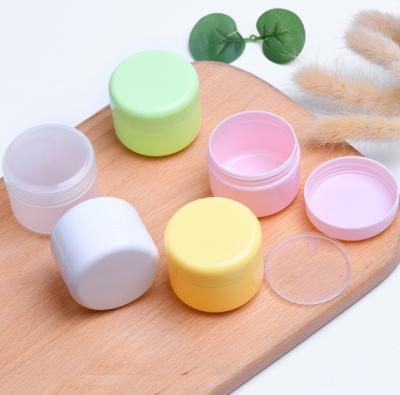 China Skin Care 150ML Single Wall Round CORNER Cream PP Cream Jar for sale