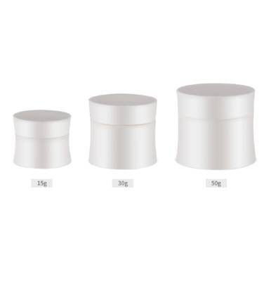 China Skin Care Cream 30ML Size Plastic Cosmetic Cream Jar For Skin Care for sale