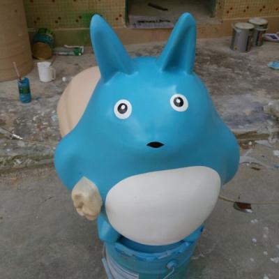 China life size comic theme cartoon statue totoro character statue for garden/ plaza/ shopping mall deco for sale