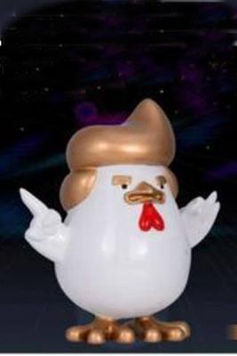 China event party celebration decoration dolnal trump statue by fiferglass material customize size for sale