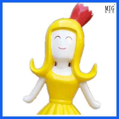 China party celebratio fiberglass cartoon character statue flower fair movie character statueshotel mall display decoration for sale