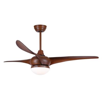 Китай 52 inch 220v low power consumption 3 plastic blades ceiling fan with led light remote control продается