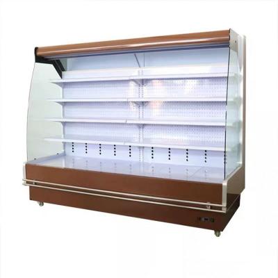 China Single-temperature Remote Multideck Refrigerator Multideck Dairy Cabinet Refrigerator For Supermarket for sale