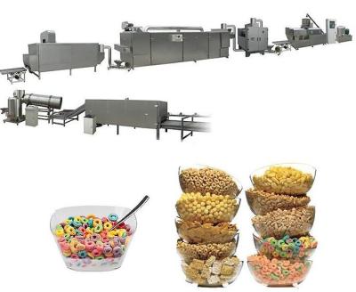 China Extrusor multifuncional Maíz de maíz Cereales de desayuno Máquina de producción en venta
