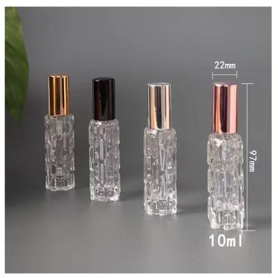 China Wholesale Empty 10ml 15ml Clear Square Fine Mist hair Sprayer Glass Perfume Bottle For Cosmetic Packing for sale