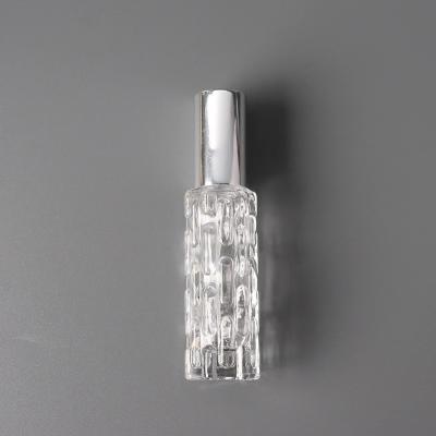 China pty luxury wholesale 10ml 15ml clear square glass fine mist spray perfume bottle for cosmetic packing for sale