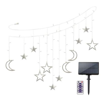 China Solar Led Star Light Moon String Lights Outdoor With Outdoor 8