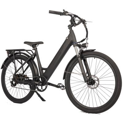 Cina 2024 Design Legatura di alluminio Shimano 7 velocità 700C City Ebike con batteria integrata in vendita