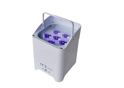 Cina La radio creativa Romote APP ha condotto le luci par, fase portatile che accende la PARITÀ della batteria di 6*18W RGBWA+UV 6in1 LED può accendersi in vendita