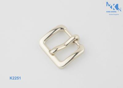 China Light Gold Shoe Repair Buckles , Metal Replacement Shoe Strap Buckle for sale