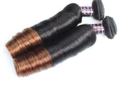 China 14 - 16 Inch Ombre Indian Human Hair Weave No Shedding No Foul Odor for sale