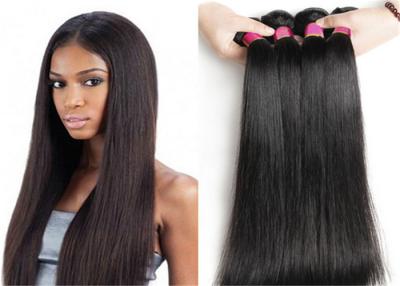 China Soft 20 Inch Indian Remy Hair Extensions , Straight Hair Weave No Mixture for sale