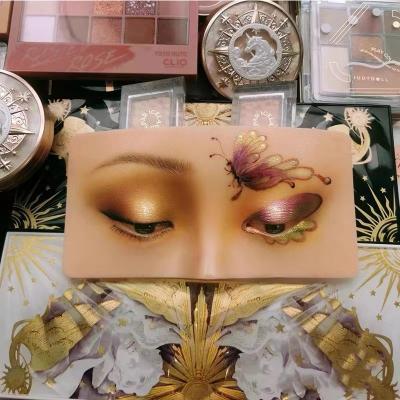 China Eye Shadow Mannequin Training Flat Head Model Practice Make Up Cosmetology Face Painting Eye Eyelash Extensions for sale