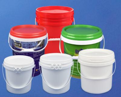 China HDPE Lubricant Bucket Industrial Grade White PP 20L Capacity en venta