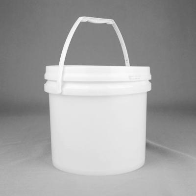 China Pintura de pared 3.5L un cubo plástico redondo del galón con las manijas en venta