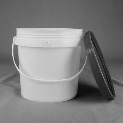 China Milk Pakaging Leak Proof 5L Plastic Bucket 1 Gallon Pail With Lid for sale