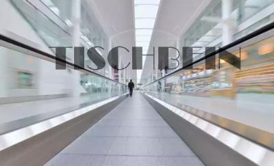 Cina Pulsante piano di arresto di emergenza del passaggio mobile 0.5m/s del pannello della balaustra di vetro temperato piano di 1000mm per il centro commerciale in vendita