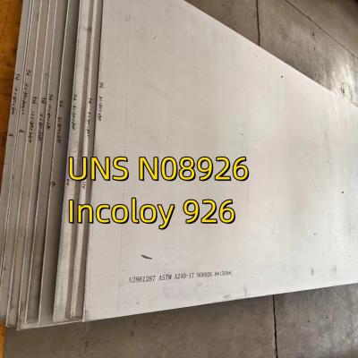 China Incoloy926 UNS N08926 DIN1.4462 Nickel Alloy Steel Plate UNS N08367 Incoloy Alloy Sheet for sale