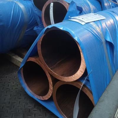 China ASTM B280 99.9% Copper Pipe C10100 C11000 T2 Pure Copper Tube Oxygen Free Hollow Bar for sale