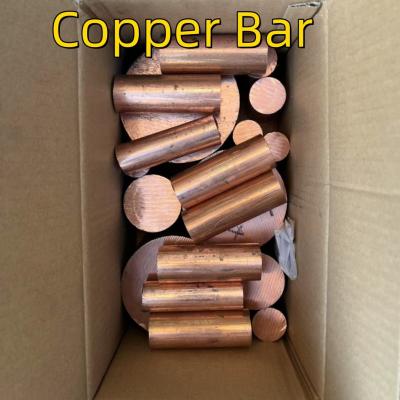 China ASTM C10100 C11000 Copper Bar High Conductivity Oxygen Free Copper Rod 10-200mm for sale