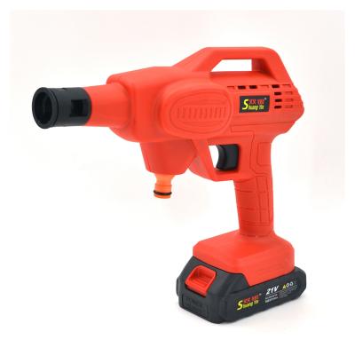 China Sell well new type portable water pump with 21V high pressure water gun for sale