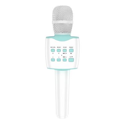 China Mini Exquisite FM Connected Ktv Wireless Singing Microphone Color Recording Microphone And Karaoke Speaker for sale