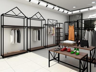 Chine Présentoirs en acier au détail professionnels d'unités de visualisation d'habillement pour le magasin d'habillement de femmes à vendre
