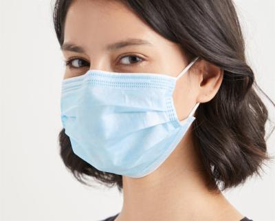 China 3 Ply Face Mask Waterproof Masker Anti-Dust Disposable Breathable Nonwoven Waterproof Face Masks Adult Cheap Wholesale Waterproof Mascarillas for sale