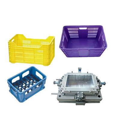 China Crate Steel Mold Plastic Crate Mold Plastic Injection Mold for sale