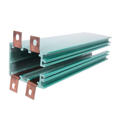 China Cranes Hfp56 Enclosed Conductor Rails System Multi-pole Crane Copper Conductor Busbar System 4 Poles Insulated Conductor Bar for sale