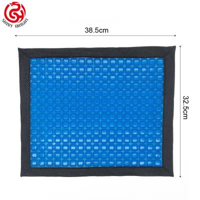 China High Quality Breathable Gel Cooling Cushion For Decompression Pad With Non Slip For Cars Office Chairs for sale