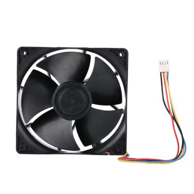 China Graphics Card 120x120x38mm DC Computer Fan 12v Sleeve Low Noise 120mm DC CPU GPU Fan for sale