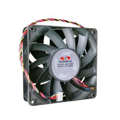 China 7500RPM 14038 14cm Graphics Card Fan DC12V 7.2A PWM Fans M20s M21s M30s Fan KZ for sale