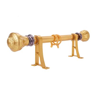 China Wholesale Fashion Metal Curtain Expandable Rod Bracket Eco-friendly Double Fence Hooks Tracks Set 16-19mm PVC Box Packing for sale