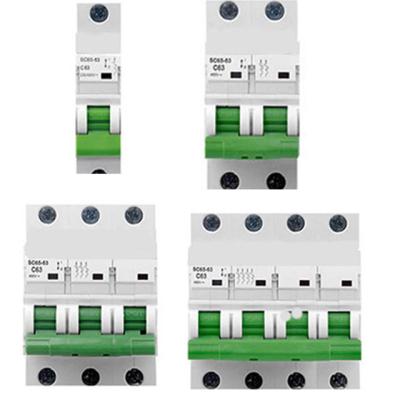 Cina Professional Miniature Customized Smart DC220V DC400V DC600V DC800V 1pole 4 pole 6A to 32A MCB Solar PV Circuit Breaker in vendita