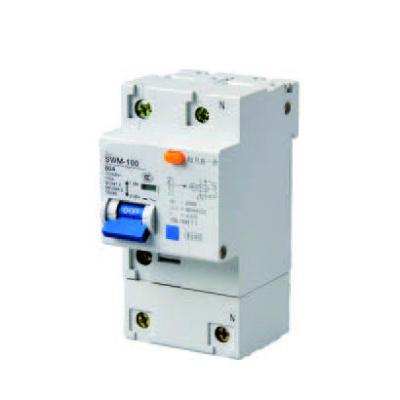 Cina SWMLE-100 Earth Leakage Circuit Breaker SERIES RCBO 1P 2P Leakage Protector for Power Distribution Protection in vendita