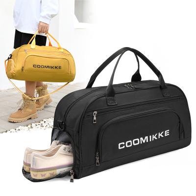 China Outdoor Sport Travel Hiking Camping Large Capacity Travel Bag Waterproof Sport Travel Duffel Bag With Shoe Compartment Custom Logo Fitness Gym Yoga Bag for sale