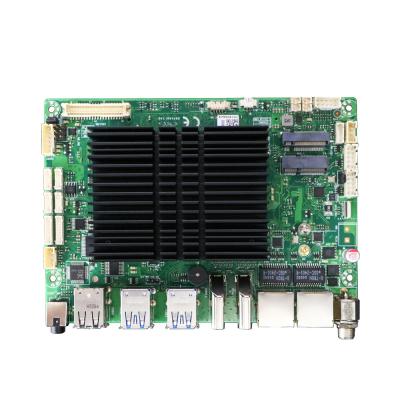 China J6412 Fanless Motherboard Factory, 3.5 polegadas Motherboard PC Compatibilidade com 6 X RS232 COM à venda